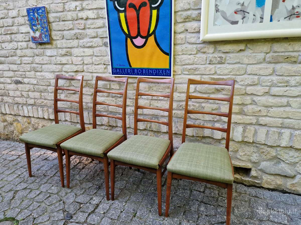Vintažinės mid century bukmedžio kėdės - nuotraukos Nr. 10
