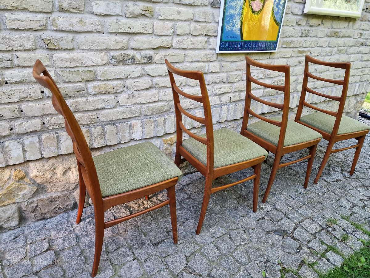 Vintažinės mid century bukmedžio kėdės - nuotraukos Nr. 13