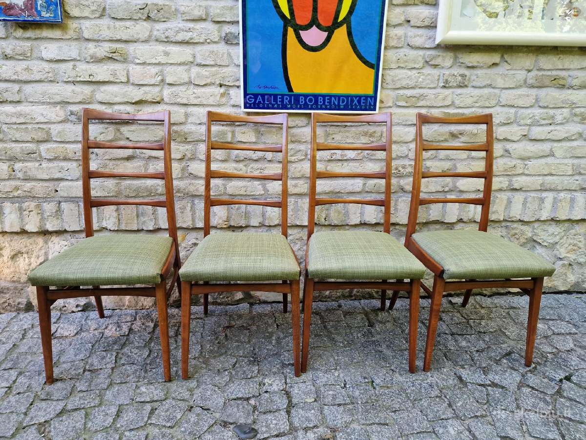 Vintažinės mid century bukmedžio kėdės - nuotraukos Nr. 16