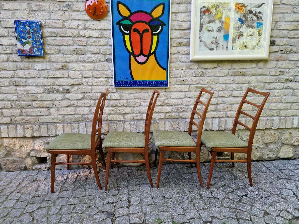 Vintažinės mid century bukmedžio kėdės - nuotraukos Nr. 18