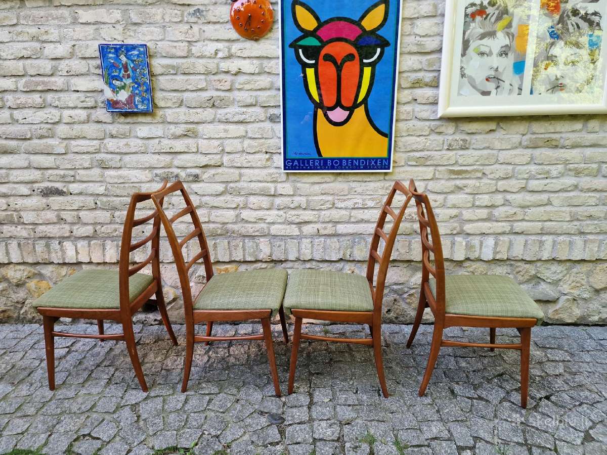 Vintažinės mid century bukmedžio kėdės - nuotraukos Nr. 28