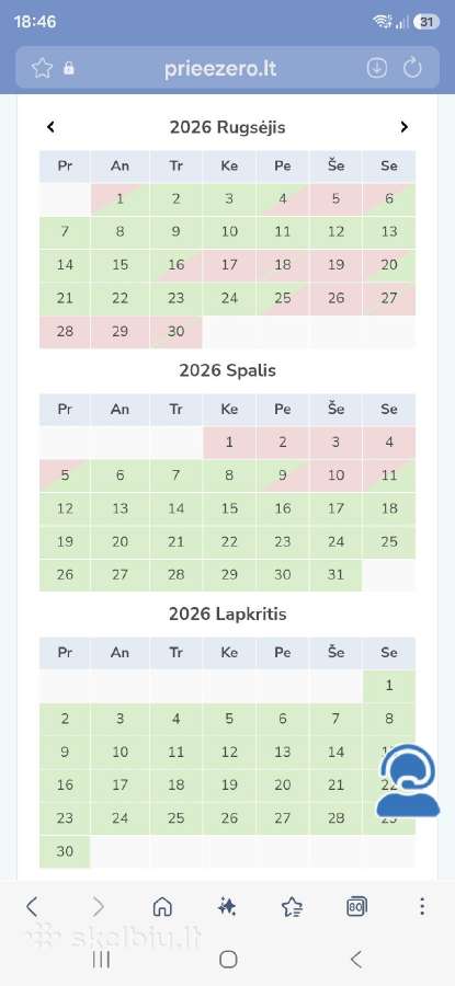 Sodyba ant ežero kranto rugsėjo 11-13d 260eur 2asm - nuotraukos Nr. 2
