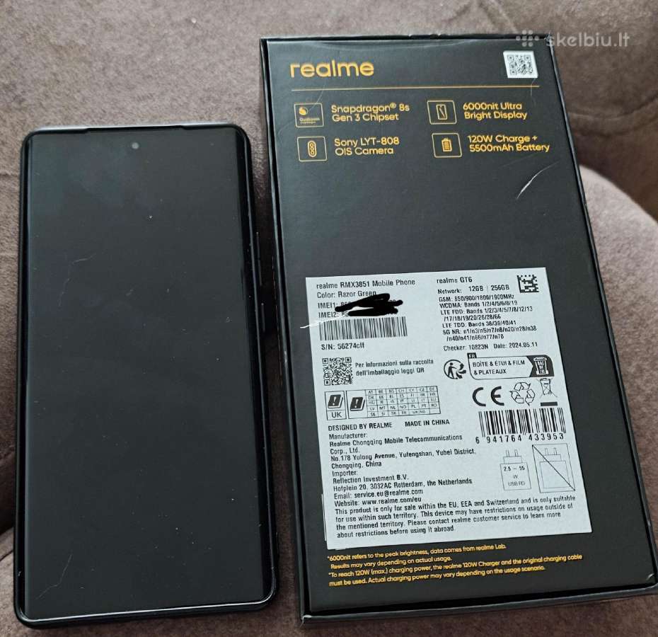 Realme Gt6 12-256gb - nuotraukos Nr. 2