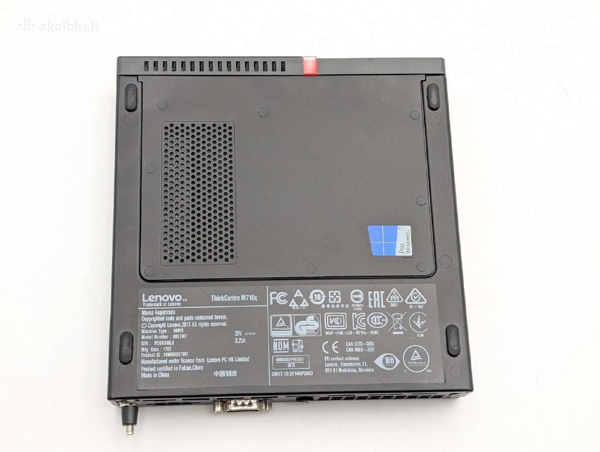Lenovo M710q Tiny Pc i5 8gb 128gb SSD + 320gb - nuotraukos Nr. 6