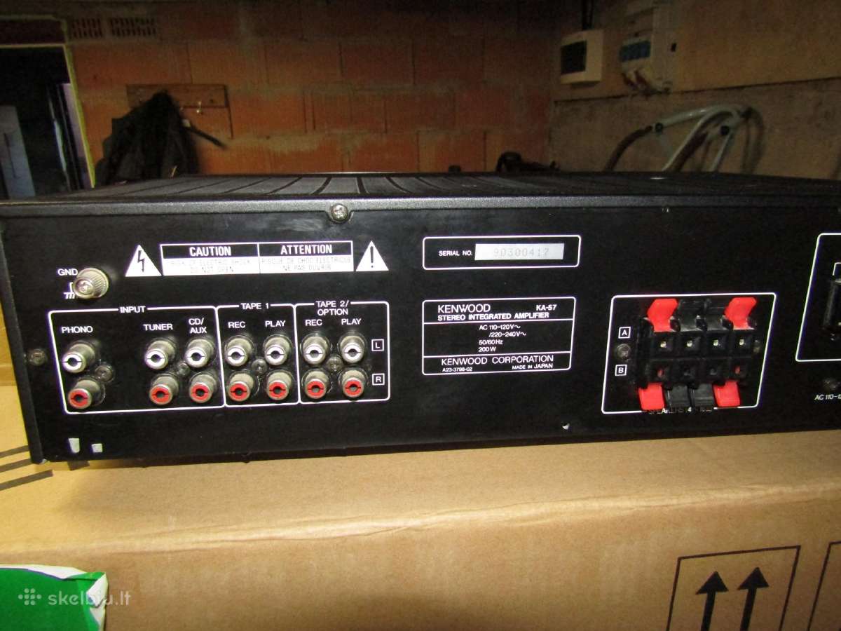 Kenwood Ka 57 stiprint. Denon Dcd 595 CD grotuvas - nuotraukos Nr. 3