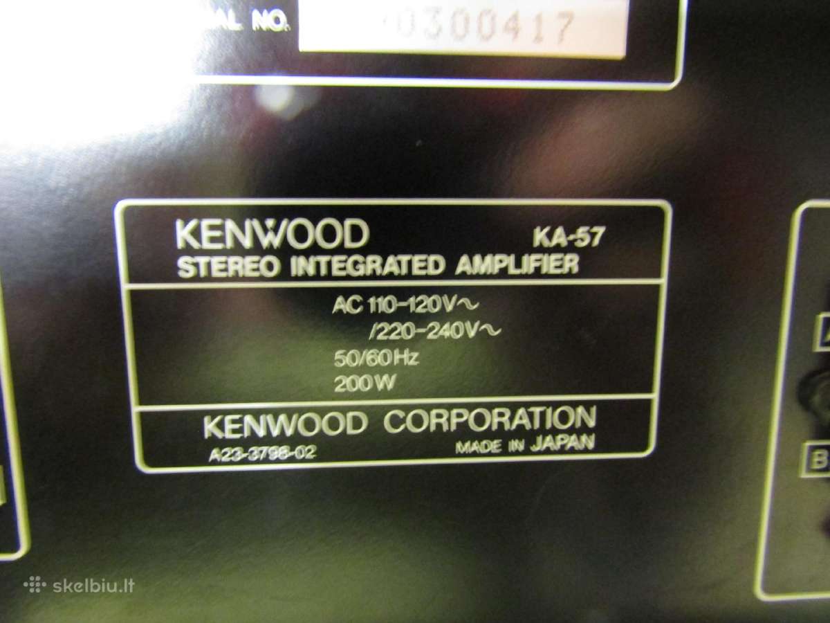 Kenwood Ka 57 stiprint. Denon Dcd 595 CD grotuvas - nuotraukos Nr. 4