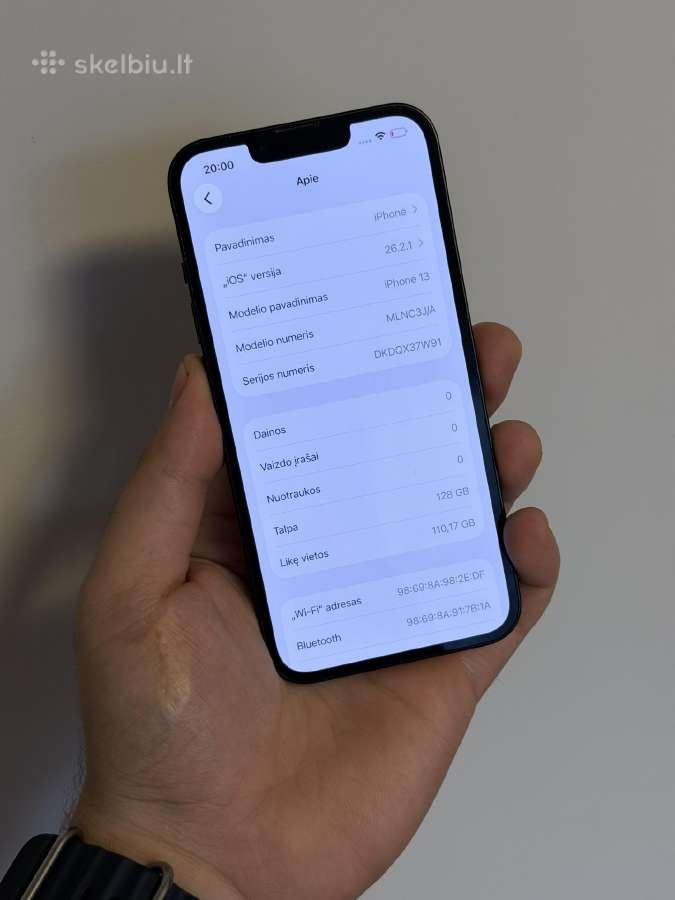 iPhone 13 128 - nuotraukos Nr. 5