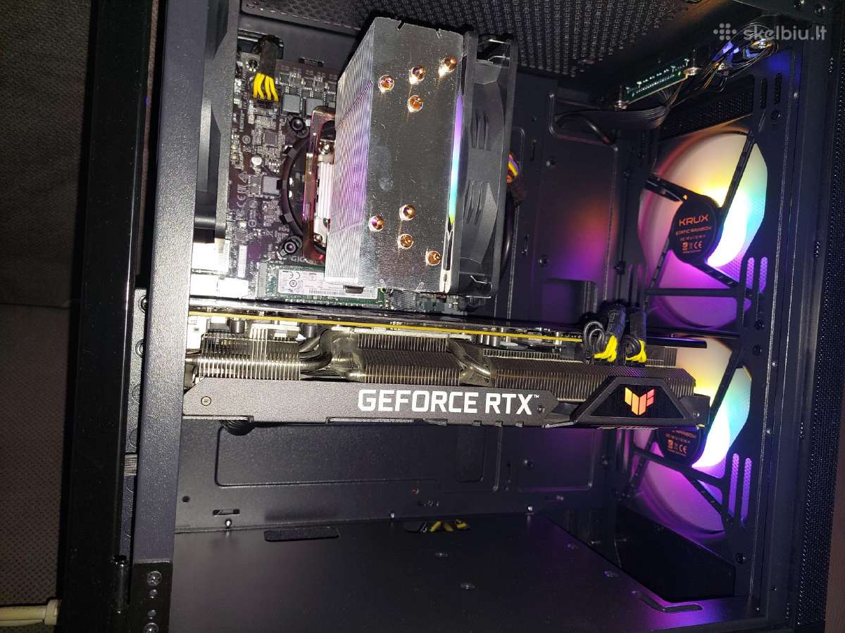 I5 12500, H610m, 16gb, Rtx3070, 256gb SSD, 500gb - nuotraukos Nr. 8