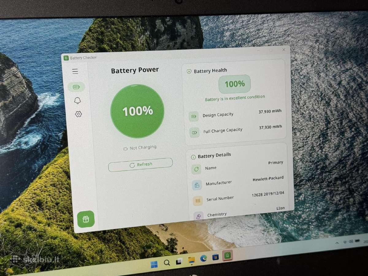 Hp Probook 450 G6 15.5 8gb/256ssd - nuotraukos Nr. 8