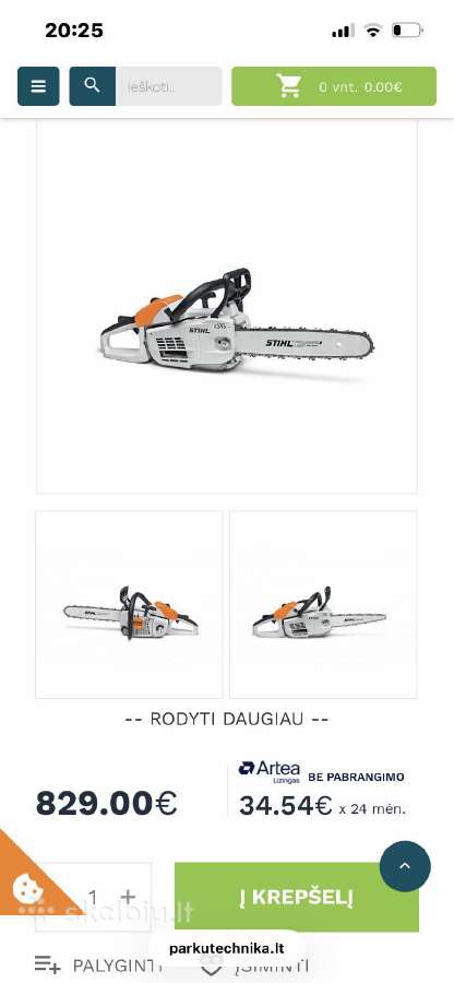 Stihl ms 201 c-m benzininis grandininis pjūklas - nuotraukos Nr. 5