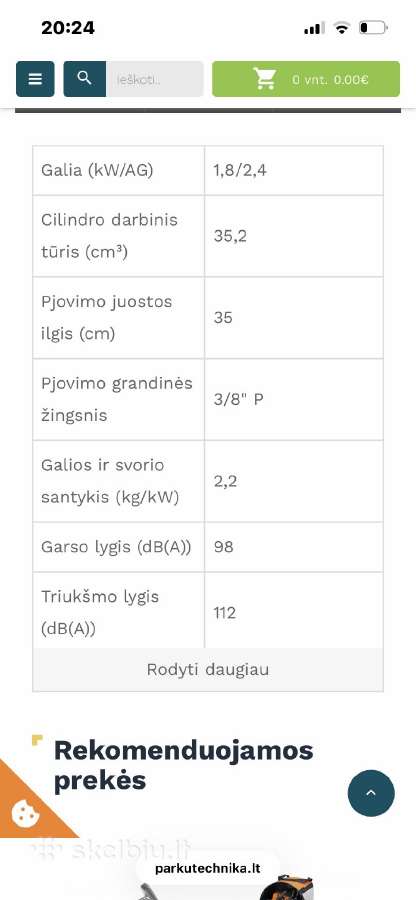 Stihl ms 201 c-m benzininis grandininis pjūklas - nuotraukos Nr. 6