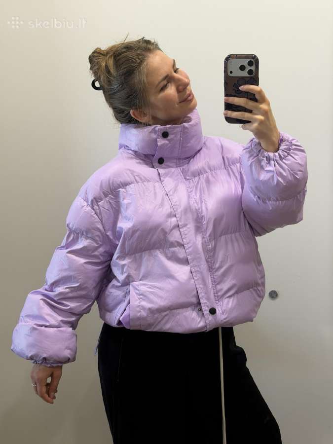 Y.r.m.y lilac padded jacket, spring, snap buttons - nuotraukos Nr. 2