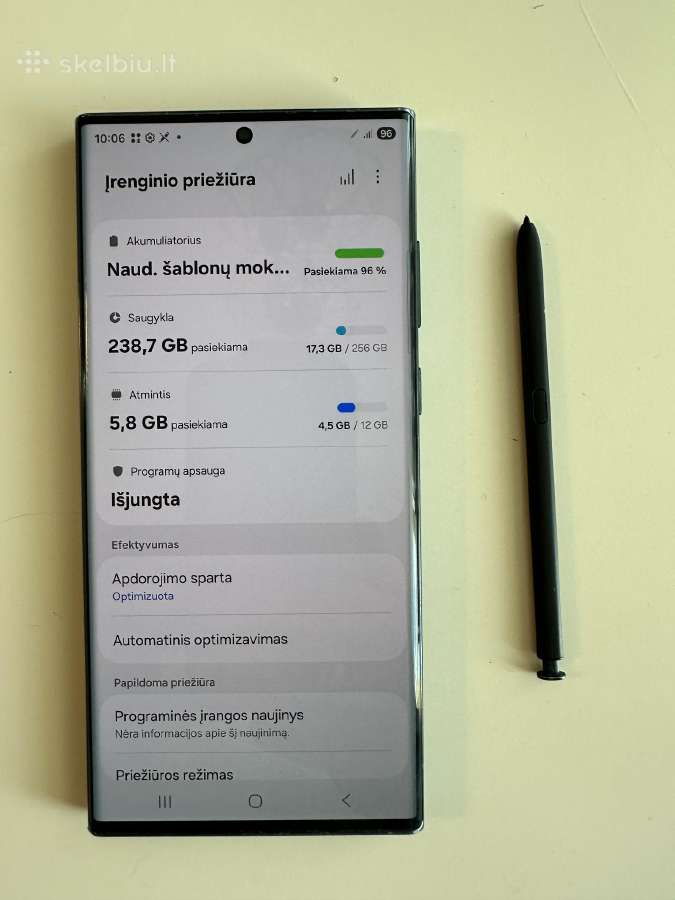 Samsung s22 ultra - nuotraukos Nr. 5