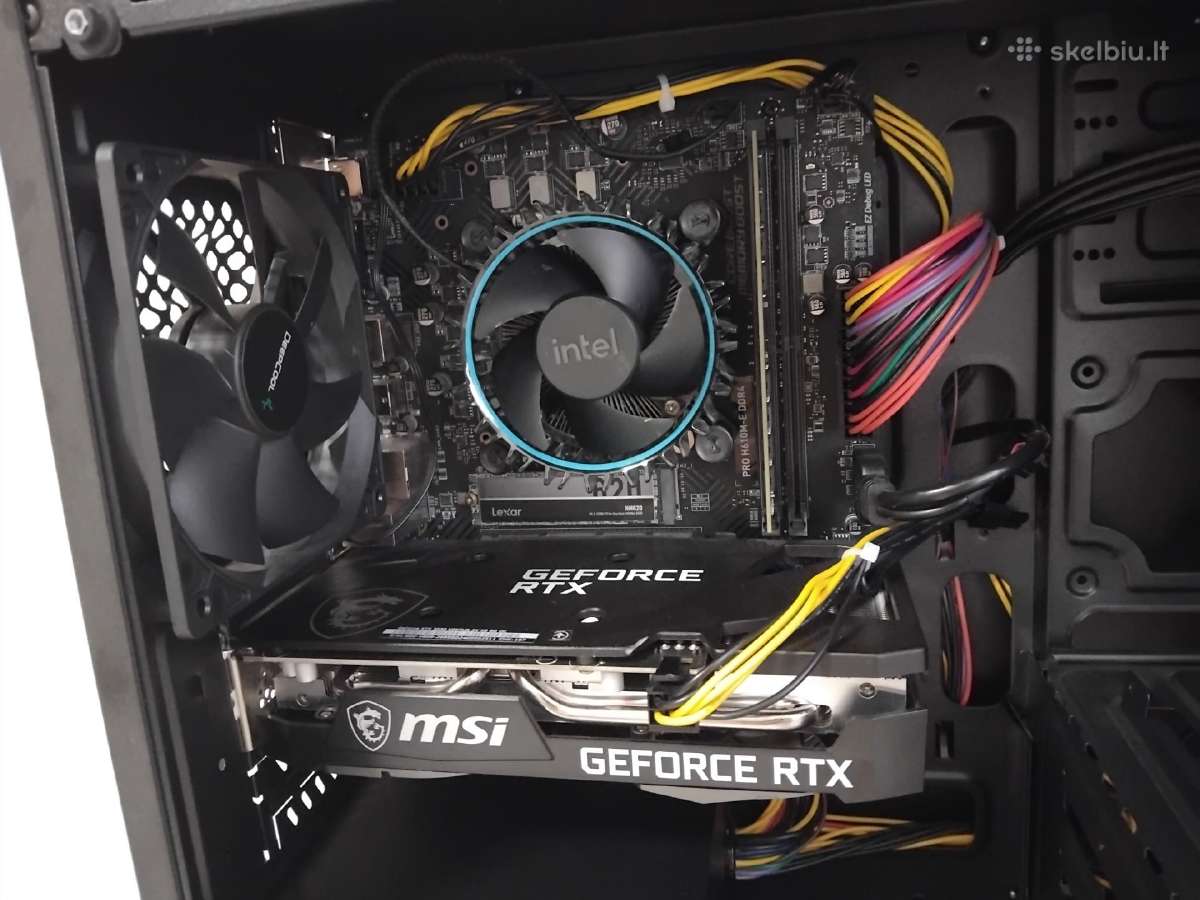 Gaming Pc – i3-12100f / Rtx 3050 6gb / 16gb RAM - nuotraukos Nr. 6