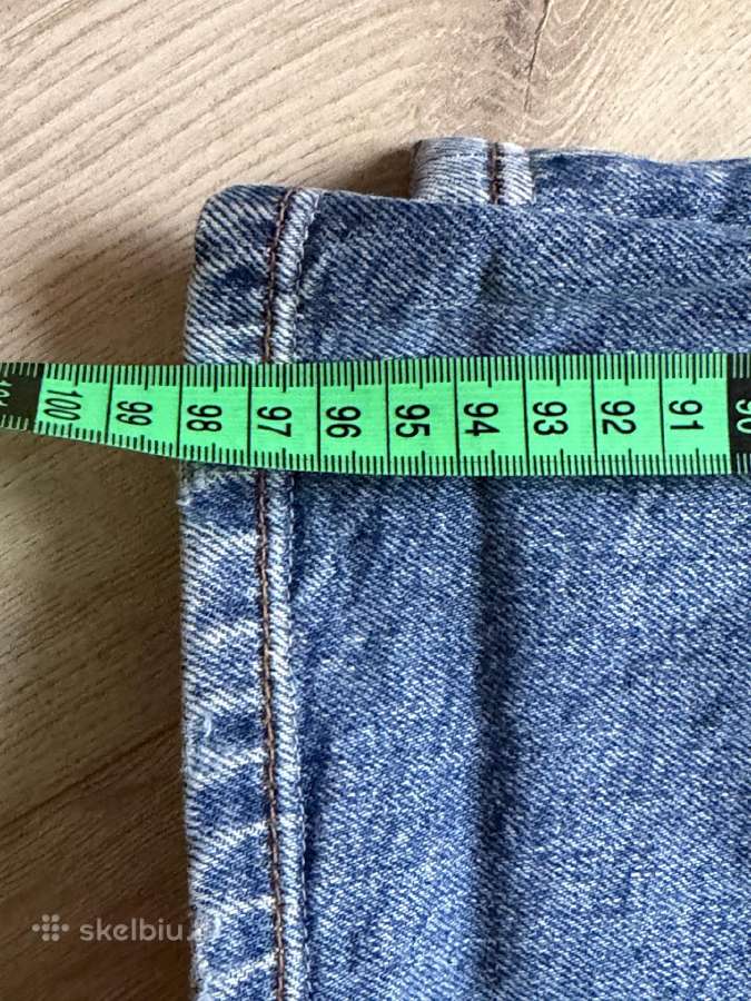 Tommy Hilfiger ripped jeans, tartan patch - nuotraukos Nr. 4