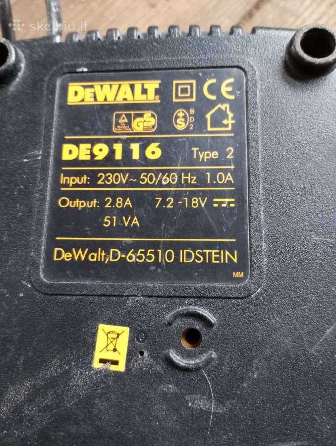 Dewalt pakrovėjas - nuotraukos Nr. 3