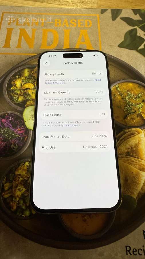 iPhone 15 pro 128gb - nuotraukos Nr. 5