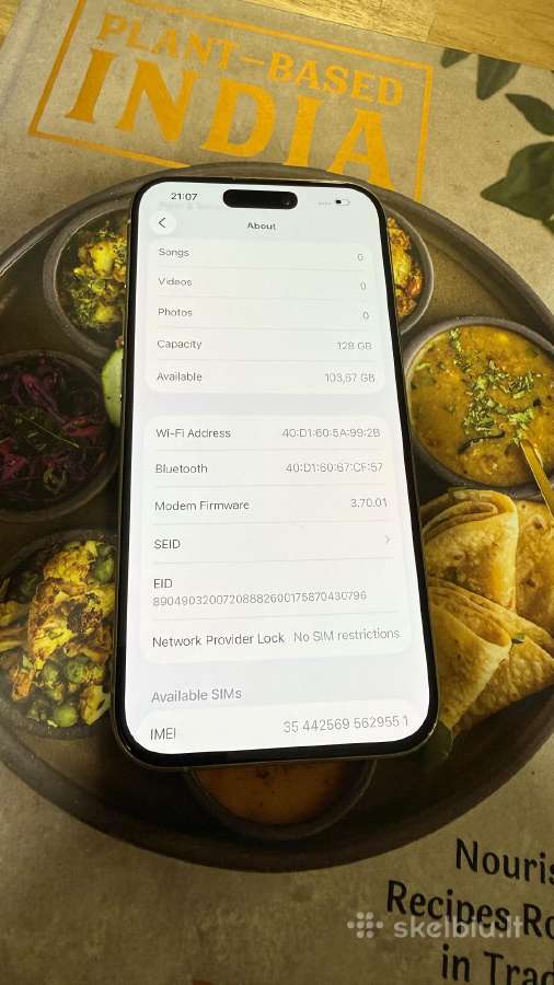 iPhone 15 pro 128gb - nuotraukos Nr. 6