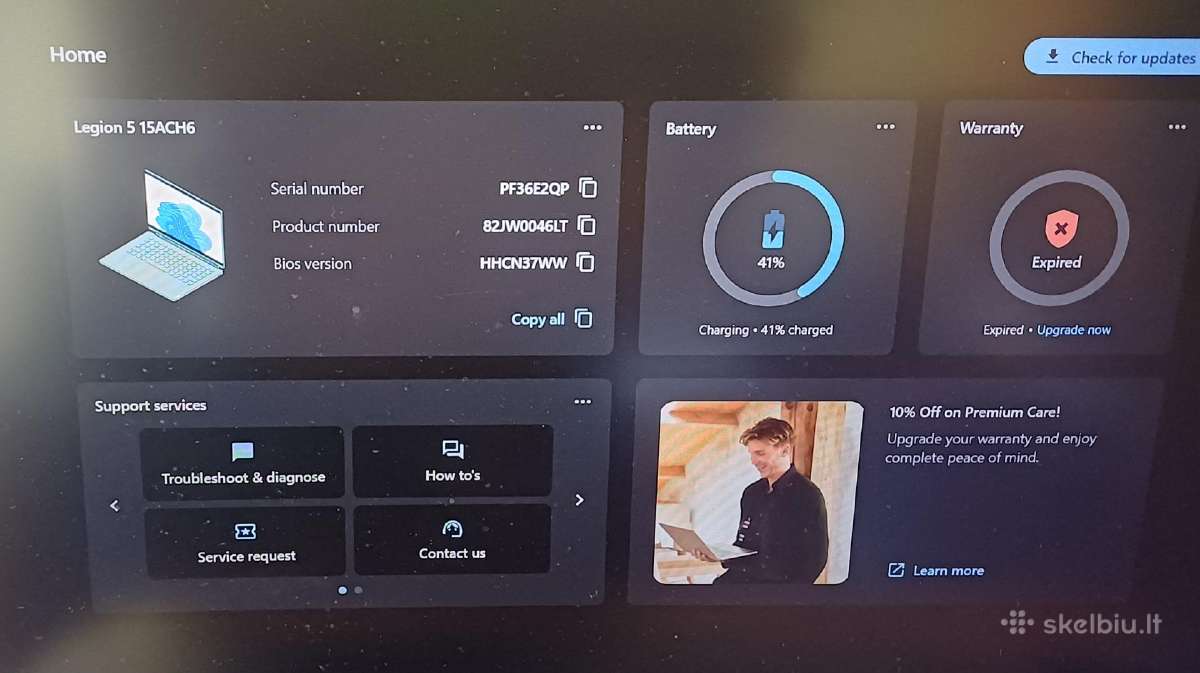 Lenovo Legion 5 - nuotraukos Nr. 7