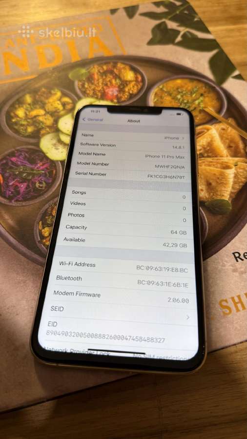 iPhone 11 pro max 64gb - nuotraukos Nr. 5