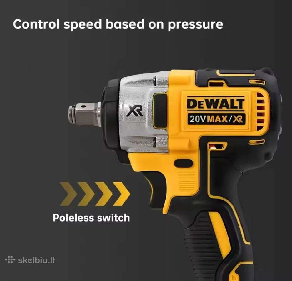 Dewalt Dcf880 20v smūginis suktuvas. - nuotraukos Nr. 5