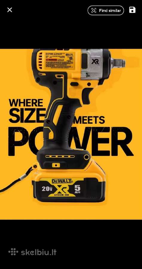 Dewalt Dcf880 20v smūginis suktuvas. - nuotraukos Nr. 10