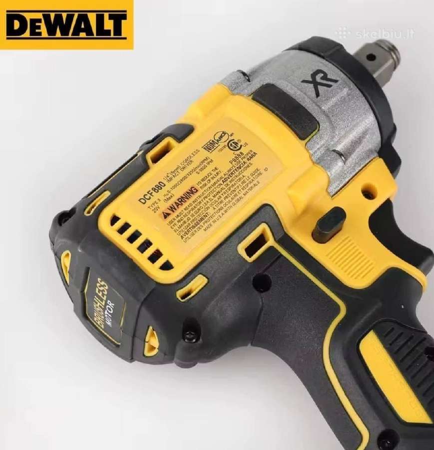 Dewalt Dcf880 20v smūginis suktuvas. - nuotraukos Nr. 15