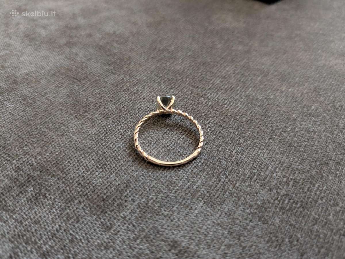 Natūralaus deimanto žiedas – 1,02 ct, Igi - nuotraukos Nr. 4