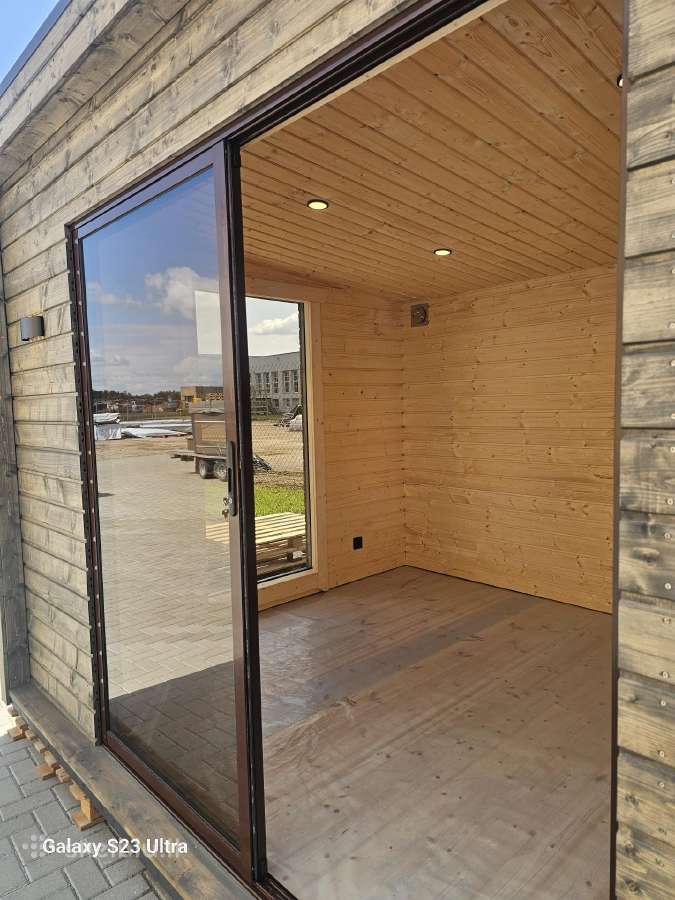 Karkasinė pirtys garinės spa pirtis lauko - nuotraukos Nr. 6