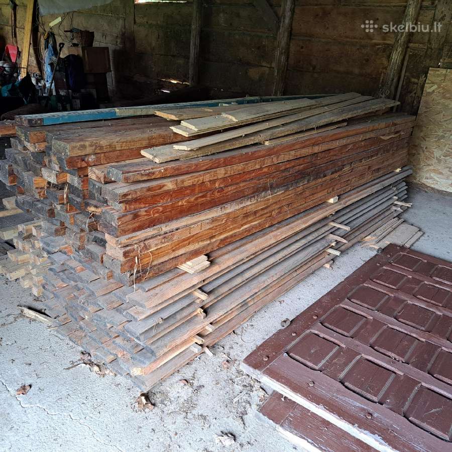 Terasinės lentos iš maumedžio (40x100 mm) - nuotraukos Nr. 2