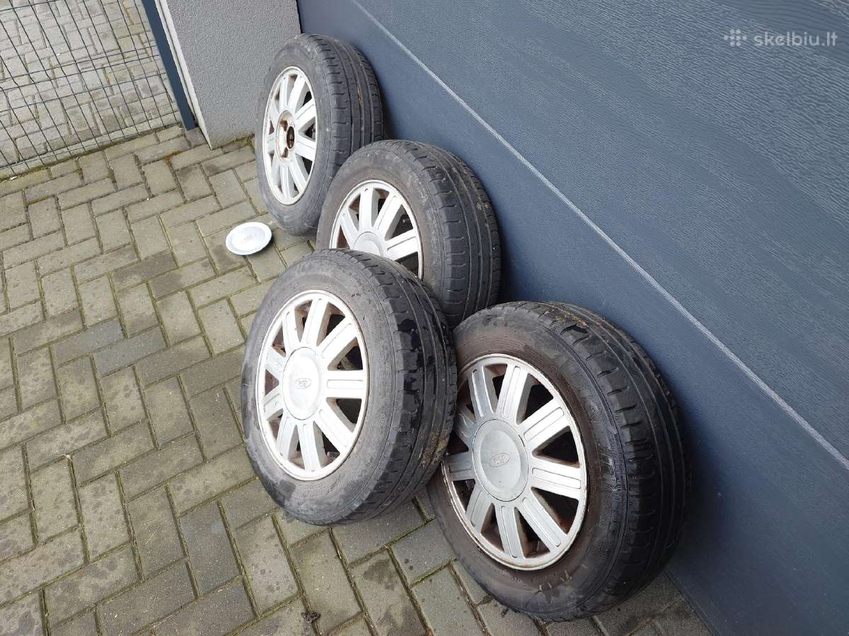 Ford lengvo lydinio ratlankiai 175/65 R14 su padan - nuotraukos Nr. 2