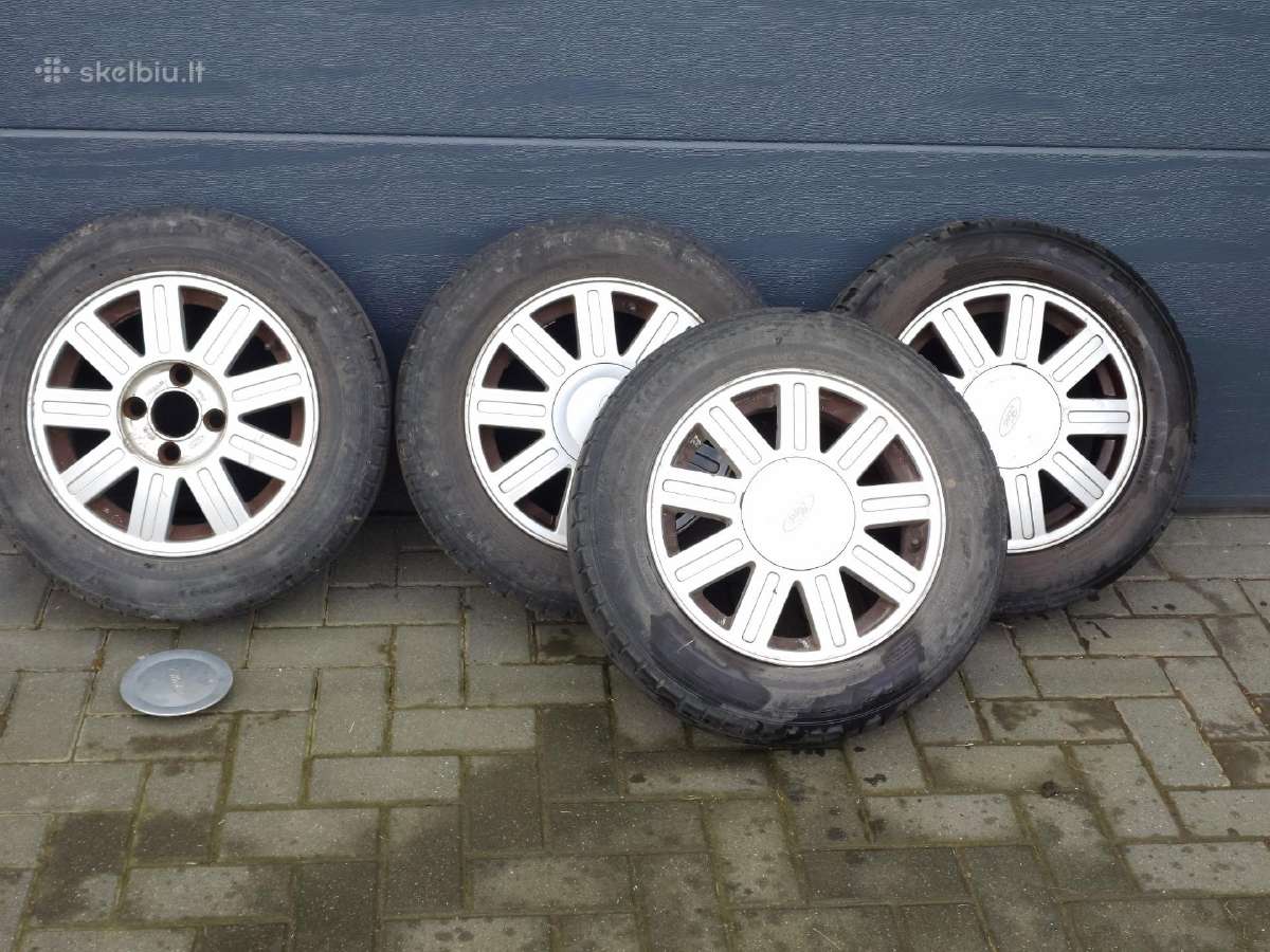 Ford lengvo lydinio ratlankiai 175/65 R14 su padan - nuotraukos Nr. 3