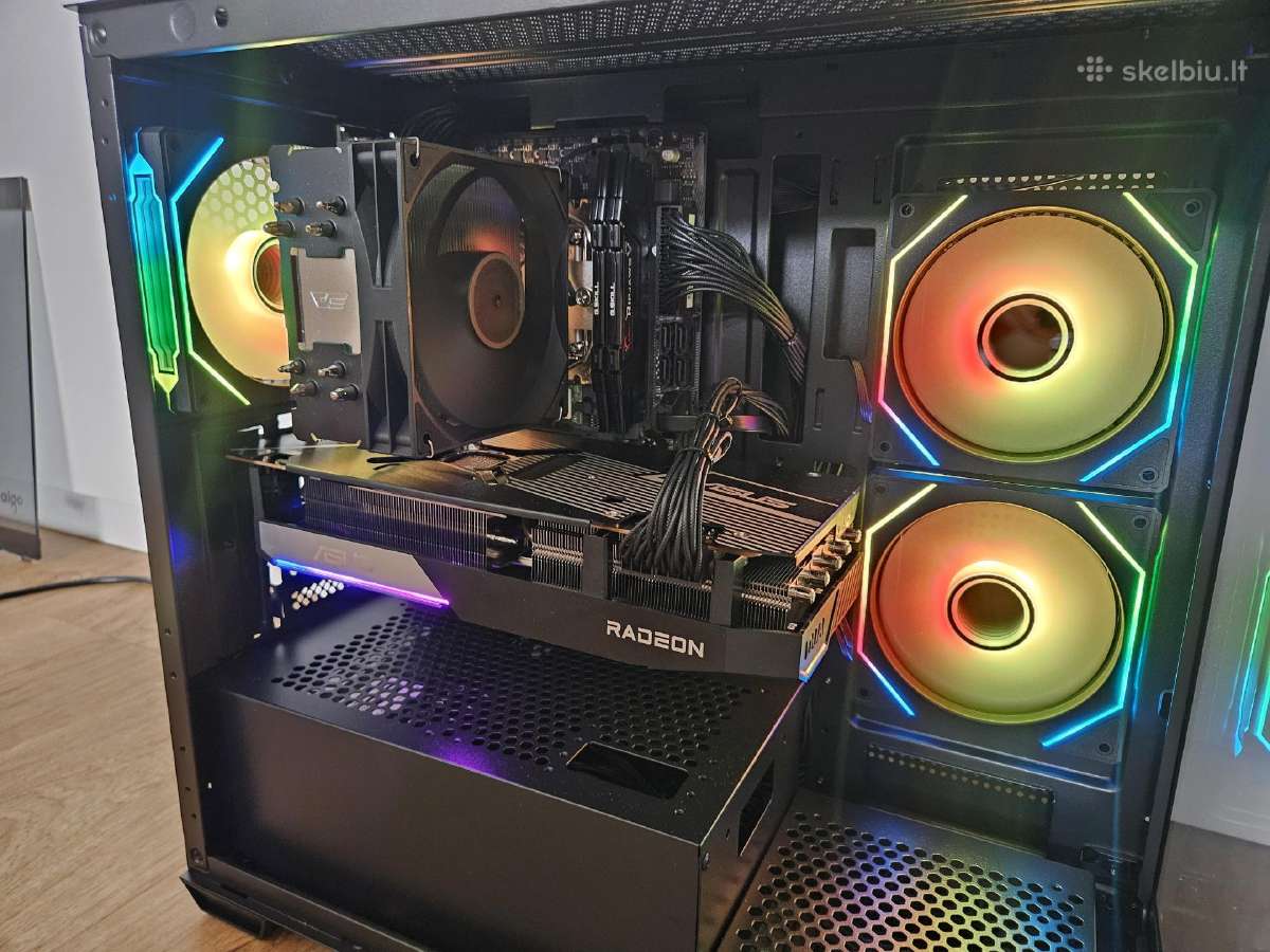 Intel i5 12400f kompiuteris su Rx 6700 XT - nuotraukos Nr. 5