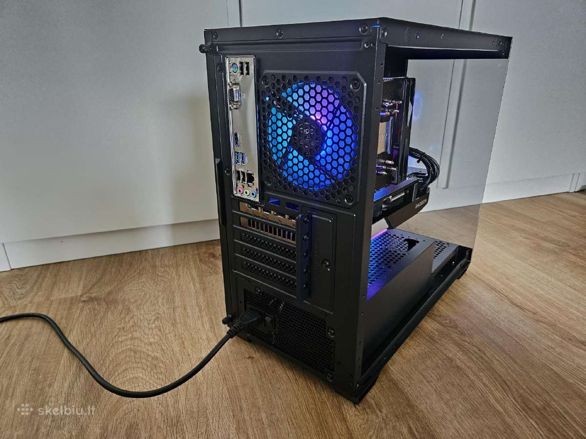 Intel i5 12400f kompiuteris su Rx 6700 XT - nuotraukos Nr. 6