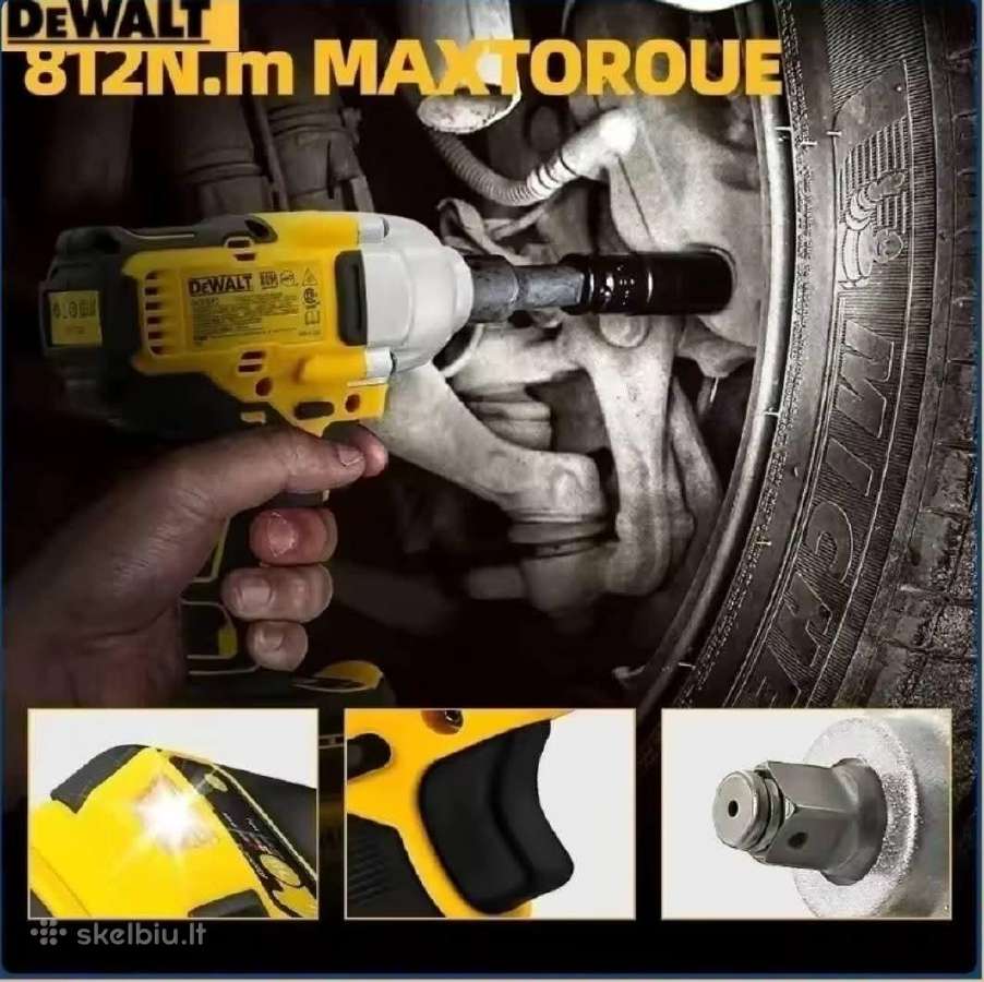 Dewalt Dcf892 20v Smūginis Suktuvas 1/2" - nuotraukos Nr. 6