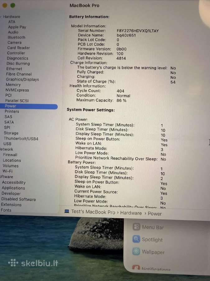 MacBook Pro M1 Max - nuotraukos Nr. 3