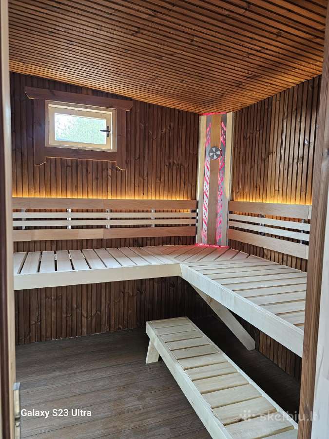 Karkasinė pirtys garinės spa pirtis lauko - nuotraukos Nr. 12