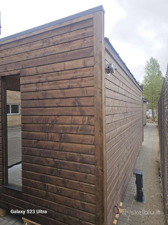 Karkasinė pirtys garinės spa pirtis lauko - nuotraukos Nr. 4