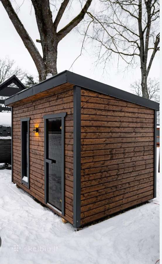 Karkasinė pirtys garinės spa pirtis lauko - nuotraukos Nr. 16