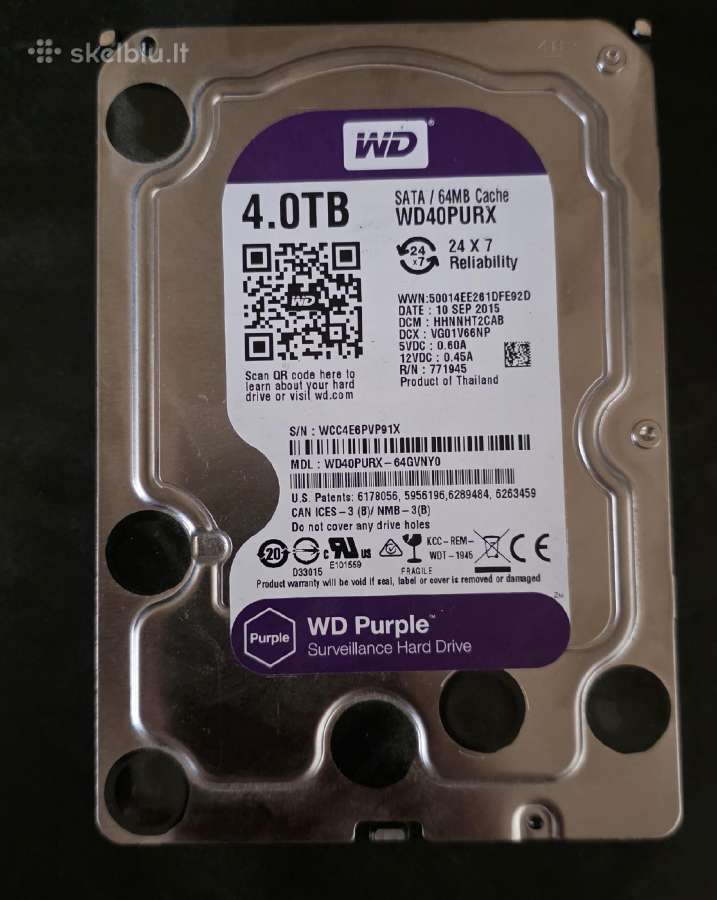 Atminties kietieji diskai HDD 3,5" - nuotraukos Nr. 2