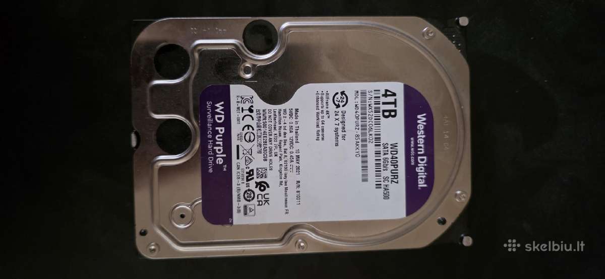 Atminties kietieji diskai HDD 3,5" - nuotraukos Nr. 3