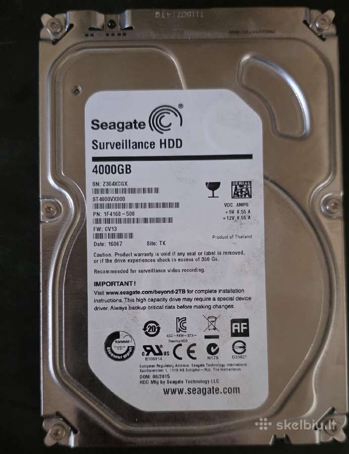 Atminties kietieji diskai HDD 3,5" - nuotraukos Nr. 5