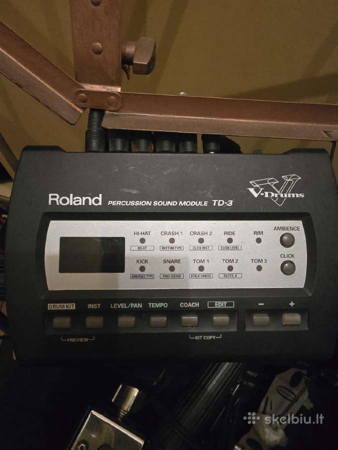Naudoti elektriniai būgnai Roland Td-3 - nuotraukos Nr. 2