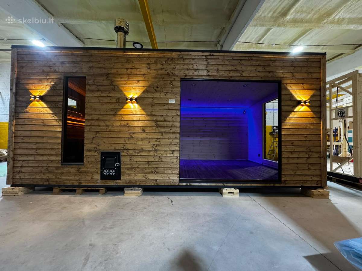 Karkasinė pirtys garinės spa pirtis lauko - nuotraukos Nr. 26