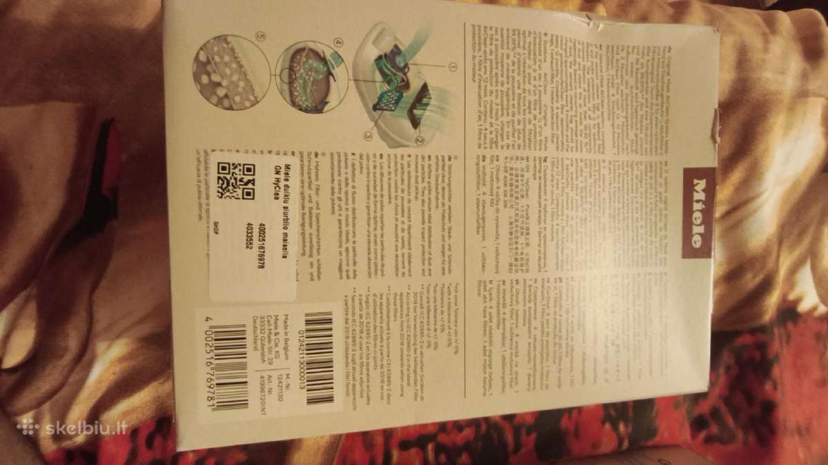 Miele Hyclean pure siurblio maiseliai - nuotraukos Nr. 3