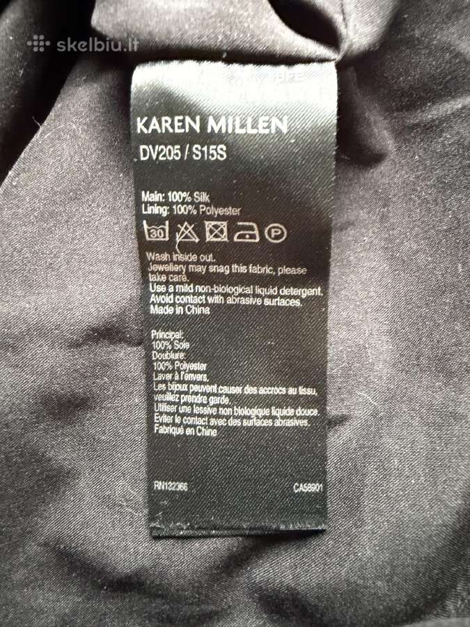 Karen Millen 100% silk shift dress, XS - nuotraukos Nr. 3