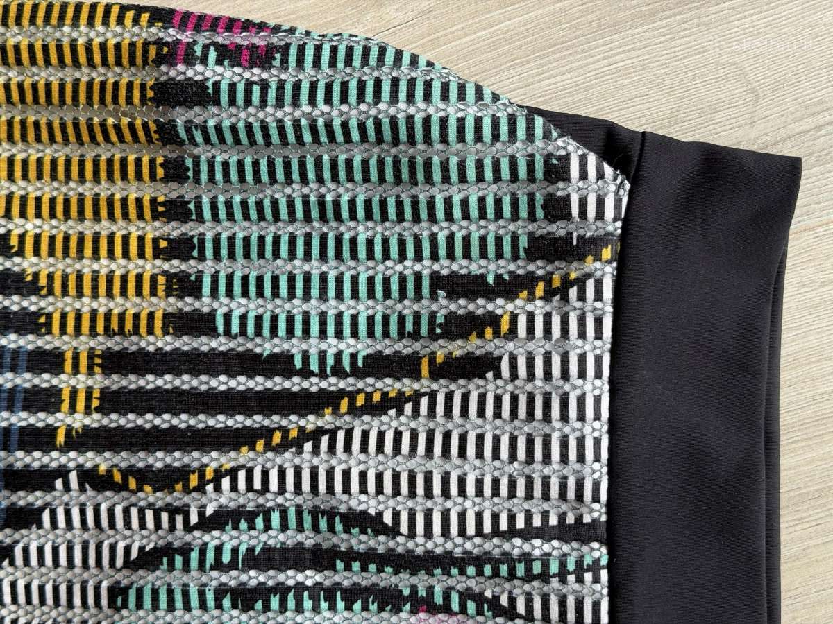Pinko printed pencil skirt, black waistband, XS - nuotraukos Nr. 3