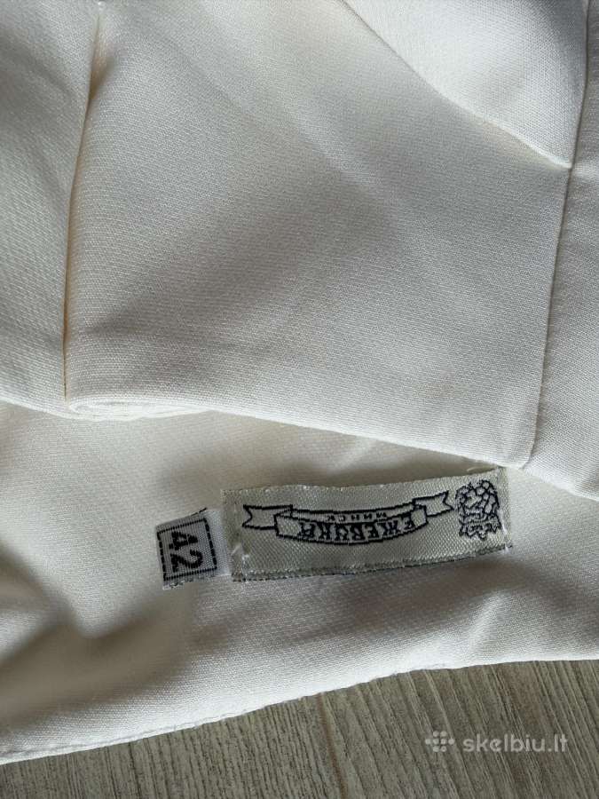 Cream culottes, tie waist, XS/s - nuotraukos Nr. 3