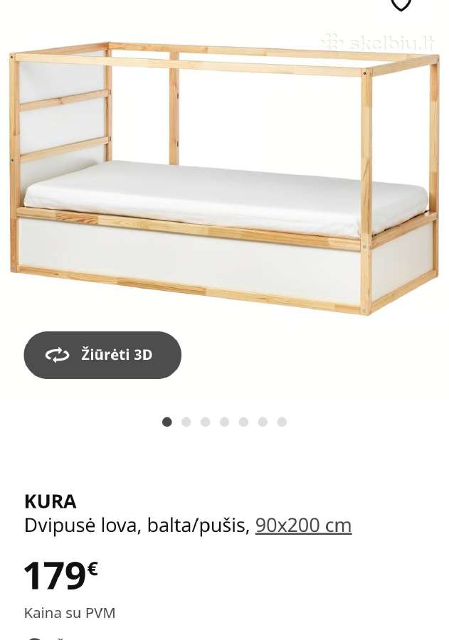 Ikea kura lova - nuotraukos Nr. 2