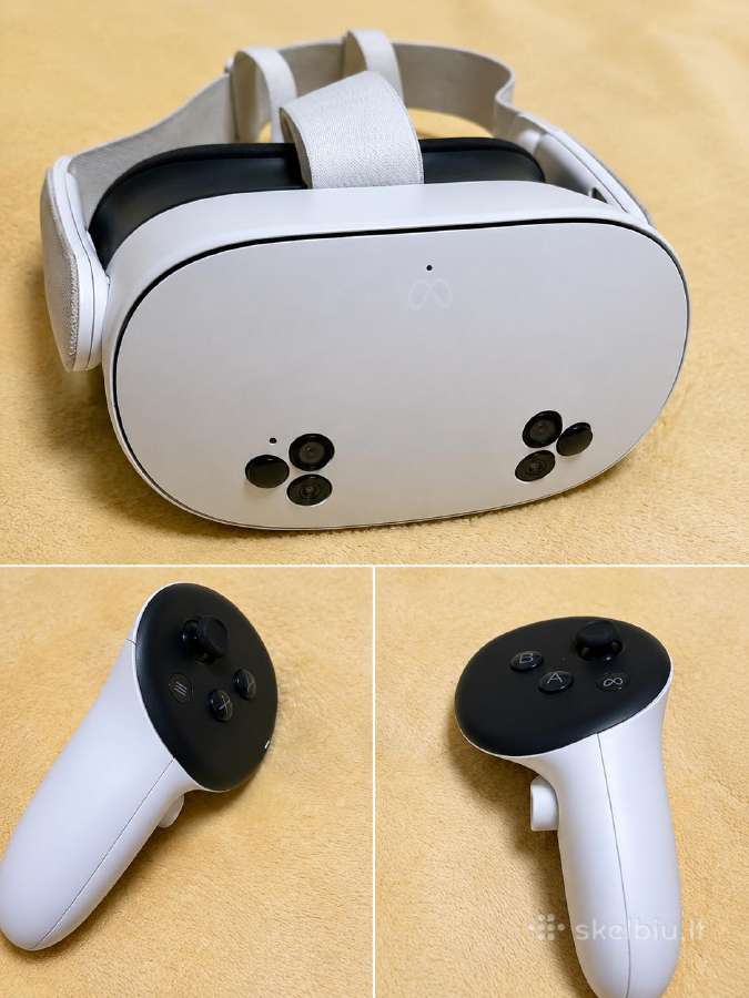 Meta Quest 3s 128gb Vr akiniai - nuotraukos Nr. 2